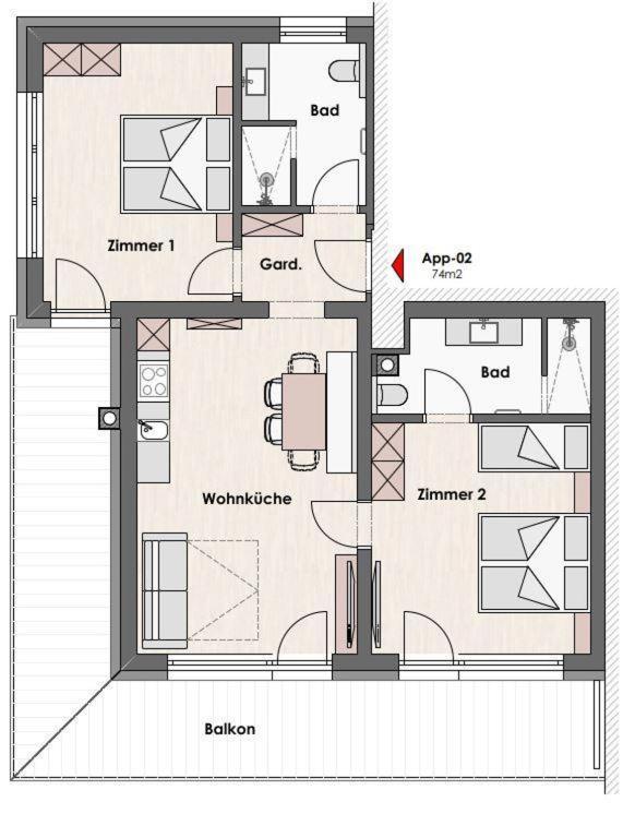 Kaiser Apart Walchsee Exterior foto
